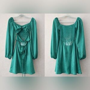 Princess Polly Emerald Long Sleeve Dress